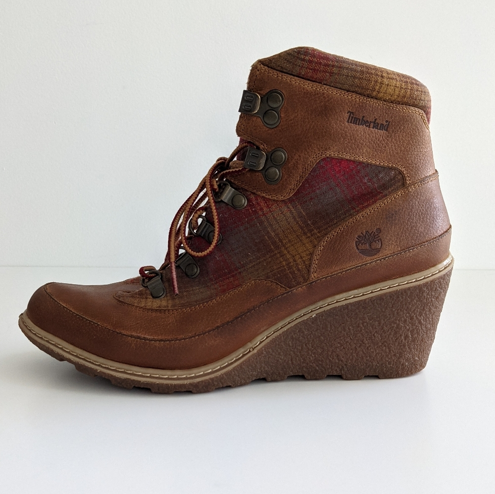 Rustic Country Wedges - Pendleton X Timberland Amston Hiker Wedges - Picture 1 of 14